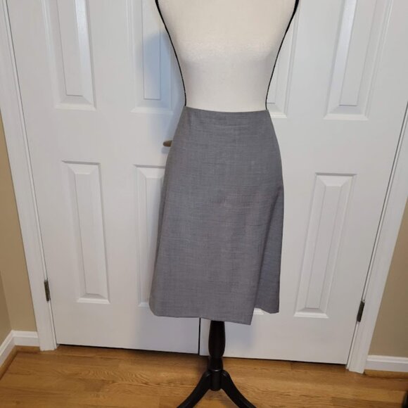 Talbots Wool Blend Grey Skirt Suit Set – Jacket 12 / Skirt 10 - Picture 3 of 8